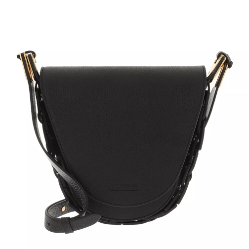 Coccinelle Handbag Grained Leather  Noir Messenger Bag