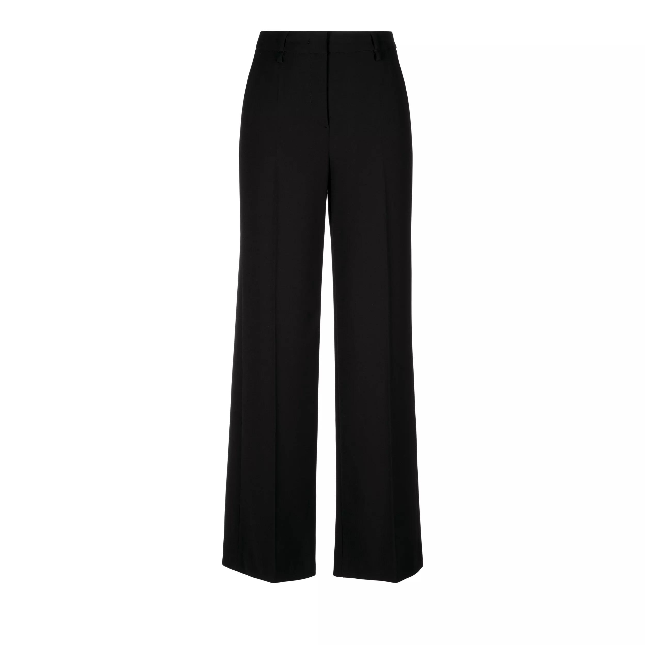 Luisa Cerano Black and Off White Pleated Skirt With Elasticated Waist 528254/3185 7110 main image 1