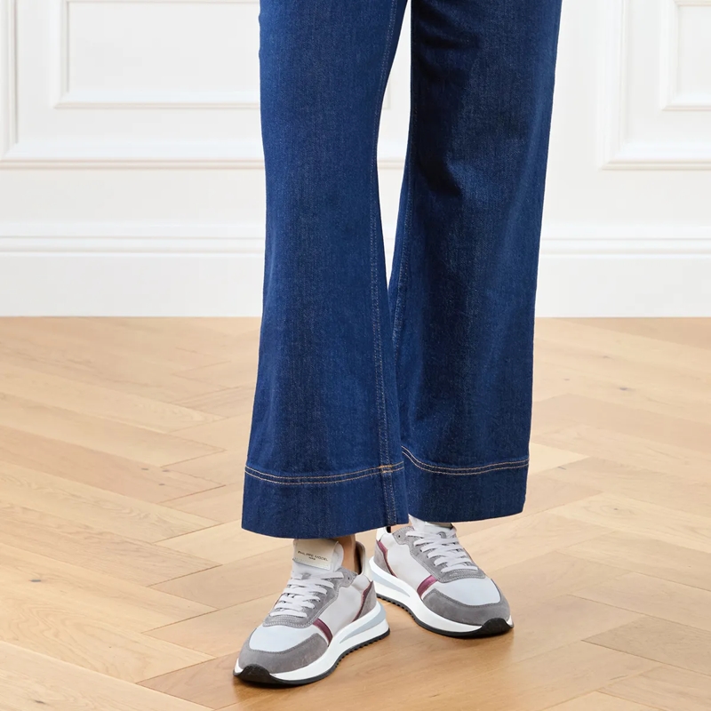 Philippe Model Low-Top-Sneaker Tropez 2.1 Low Woman Mondial_Gris Anthracite(Image 3)