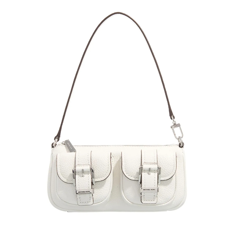 MICHAEL Michael Kors Schultertasche Sm Conv Pouchette Optic White
