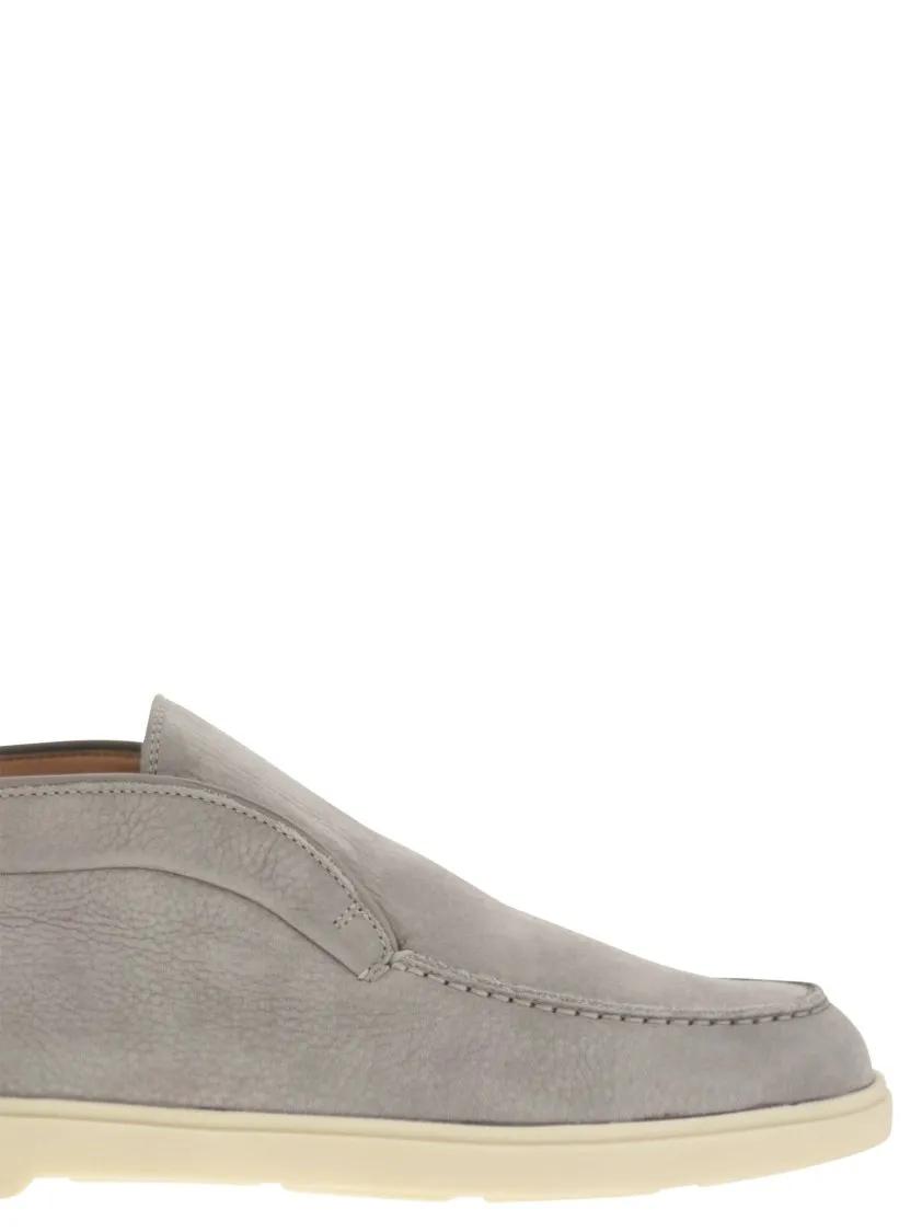 Thumbnail - Santoni Stiefel - Desert Boot In Nubuck - Gr. 40 (EU) - in Grau - für Damen