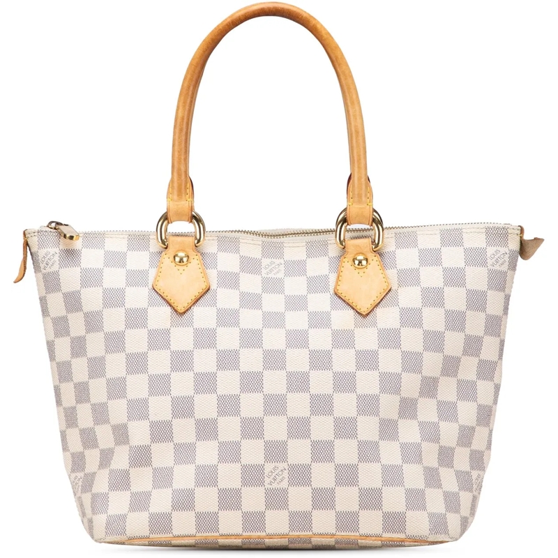 Louis Vuitton Fourre-tout Damier Azur Saleya PM weiß