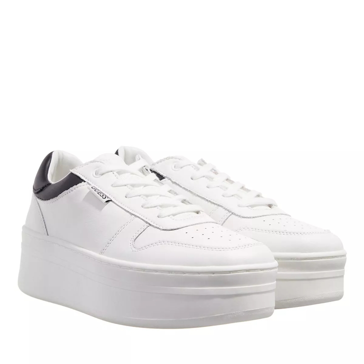 White and hot sale black platform sneakers