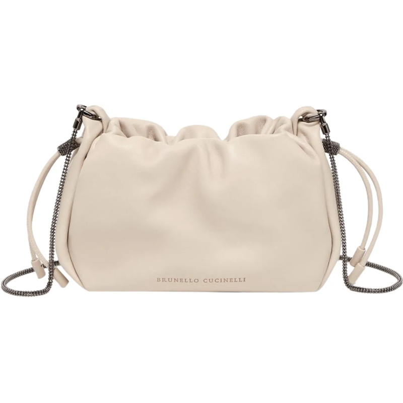 Brunello Cucinelli Schultertasche Bags Cream weiß