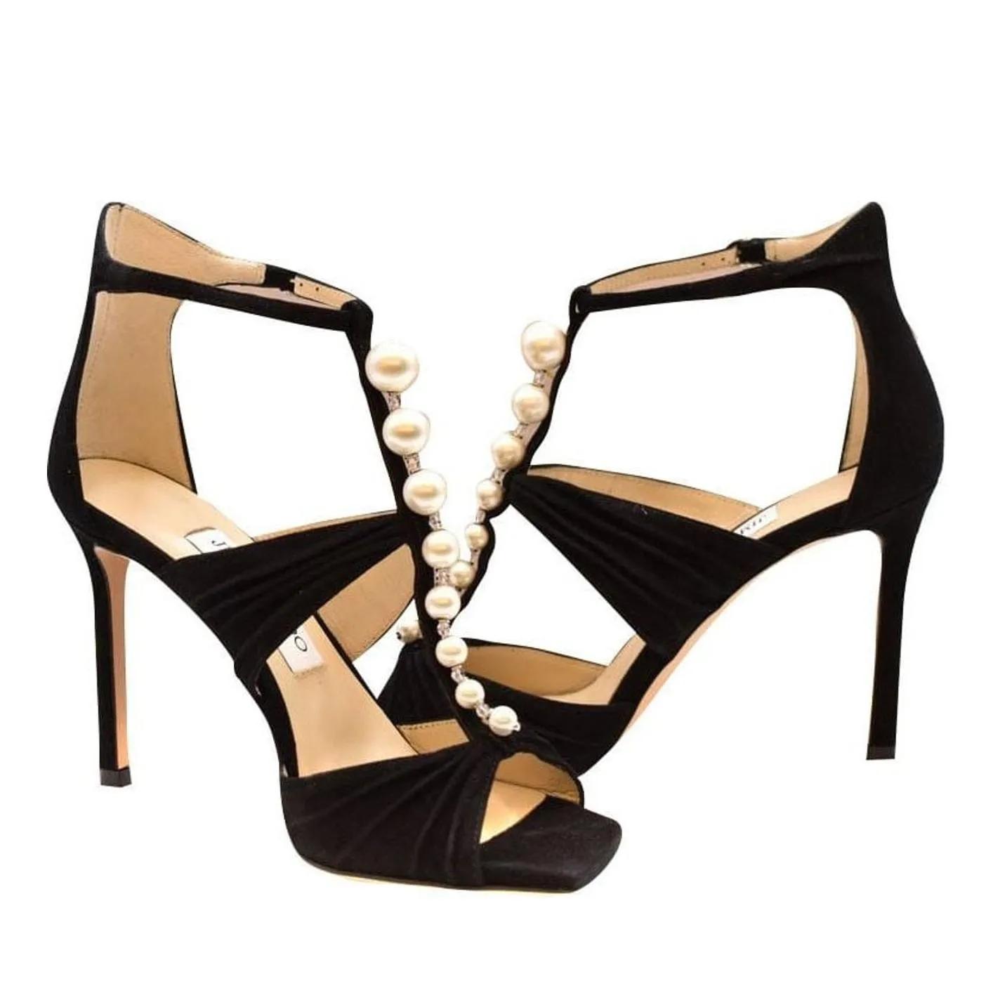 Thumbnail - Jimmy Choo Sandalen - Sandal Black - Gr. 35 (EU) - in Schwarz - für Damen