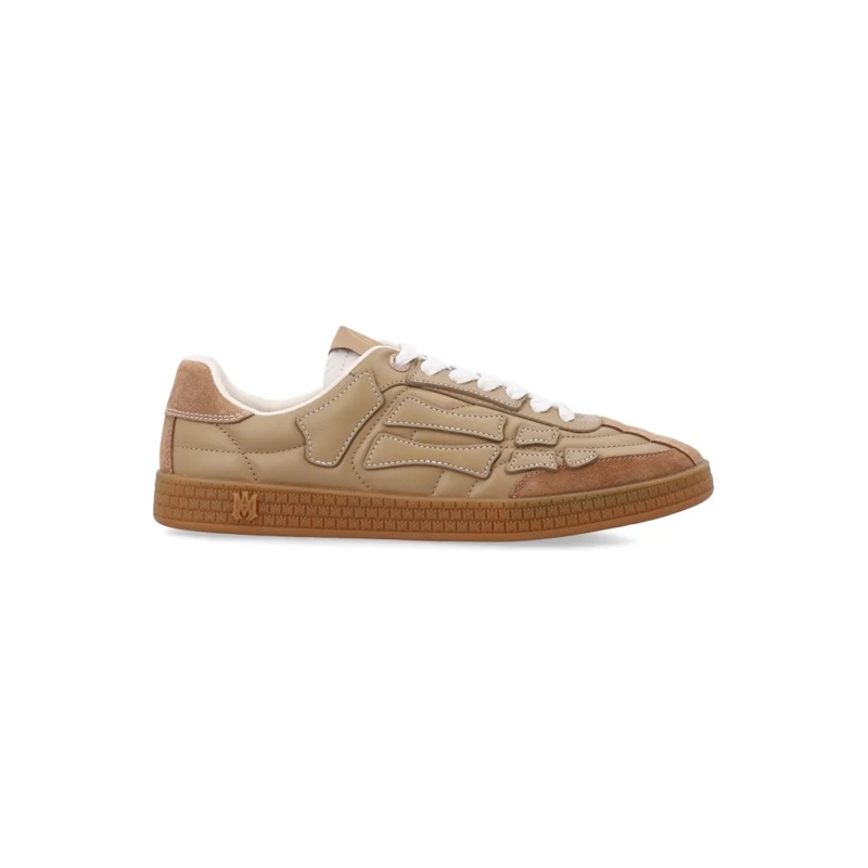 Amiri Sneaker basse Pacific Bones Leather Sneakers Brown
