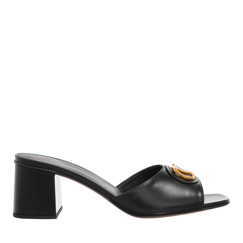 Valentino Garavani Mules Slides Vlogo Nero