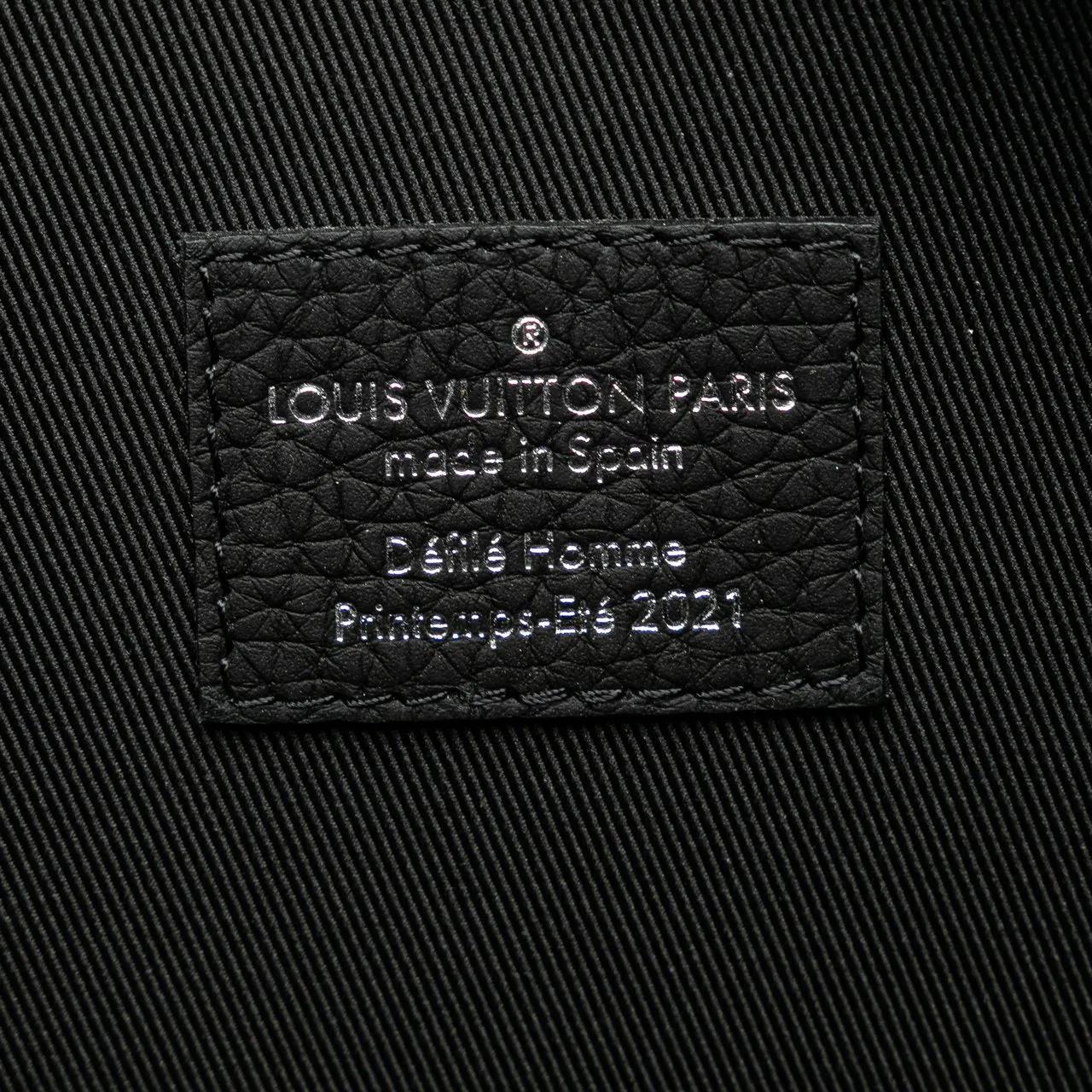Thumbnail - Louis Vuitton Clutches - Virgil Abloh Monogram Taurillon Zoom With Friends - Gr. unisize - in Schwarz - für Damen
