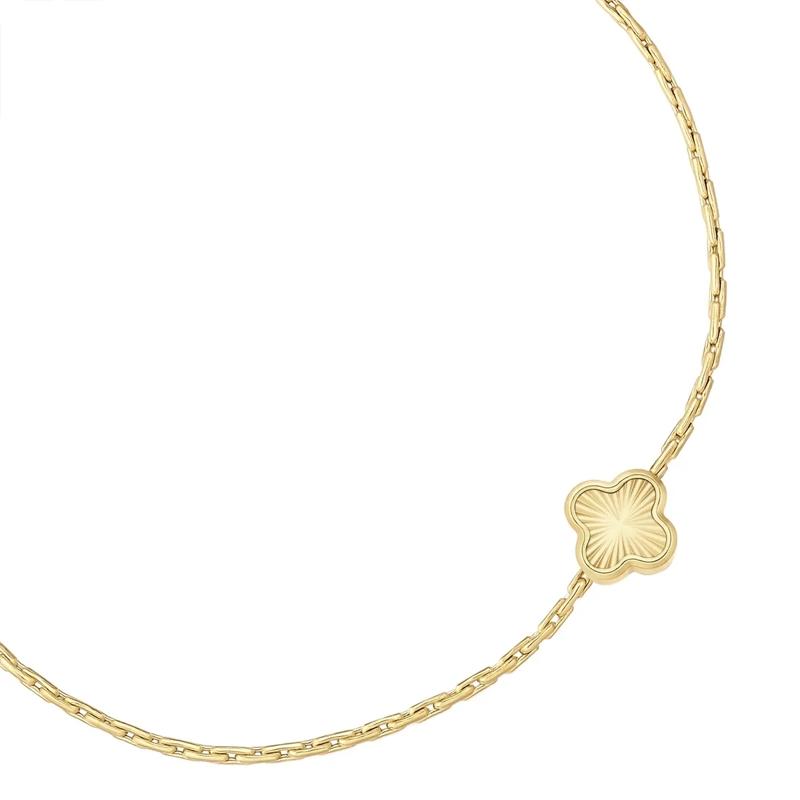 Glanzstücke München Armband Edelstahl Armband Kleeblatt gold(Image 3)