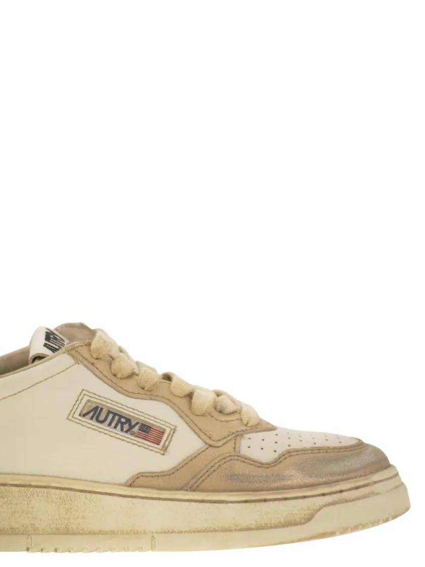 Thumbnail - Autry Low-Top Sneaker - Medalist - Super Vintage Trainers - Gr. 38 (EU) - in Beige - für Damen