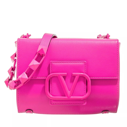 Valentino Garavani Leather Bag Pink Cross body-väskor