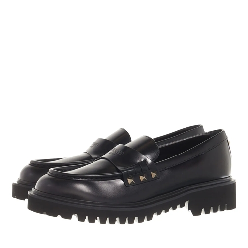 Valentino Garavani Loafer Loafer Rockstud Nero