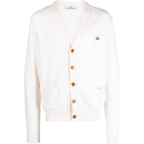 Vivienne Westwood Pull Man Cardigan Cream mehrfarbig