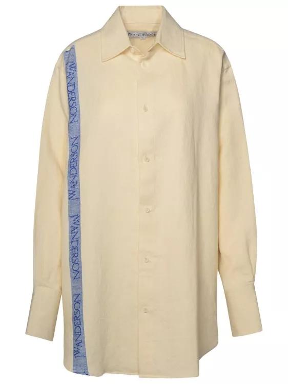 J.W.Anderson - Beige Linen Blend Shirt - Größe XS -