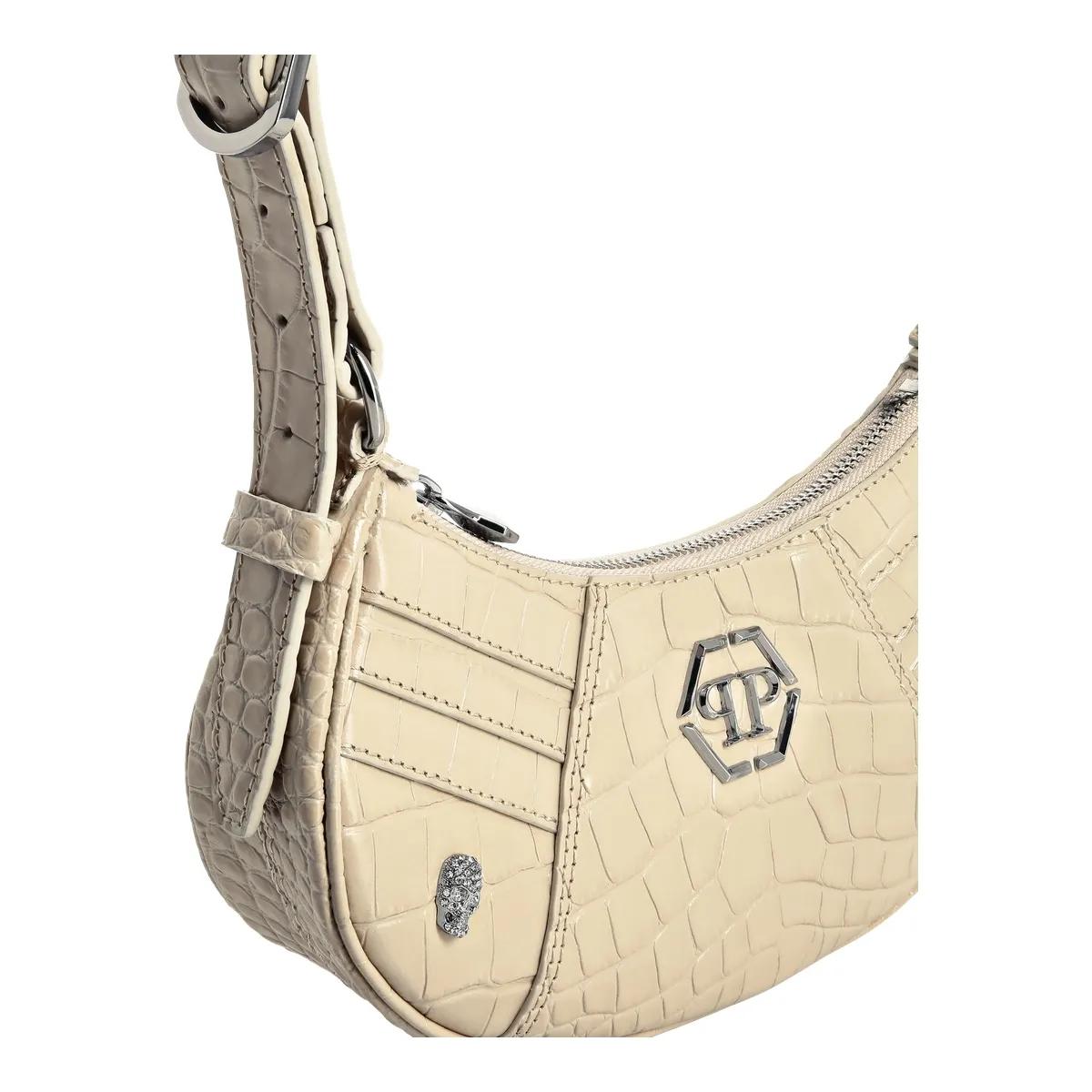 Thumbnail - Philipp Plein Crossbody Bags - Half-Moon Bag Cocco - Gr. unisize - in Beige - für Damen