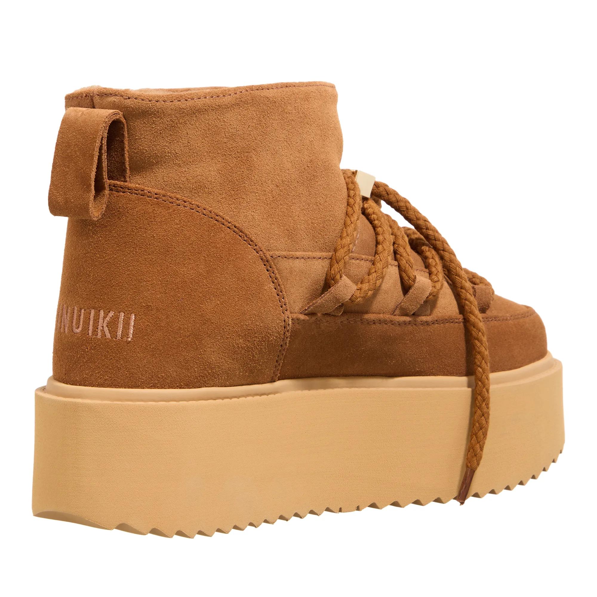 Thumbnail - INUIKII Stiefel & Boots - Classic Low Platform - Gr. 40 (EU) - in Braun - für Damen