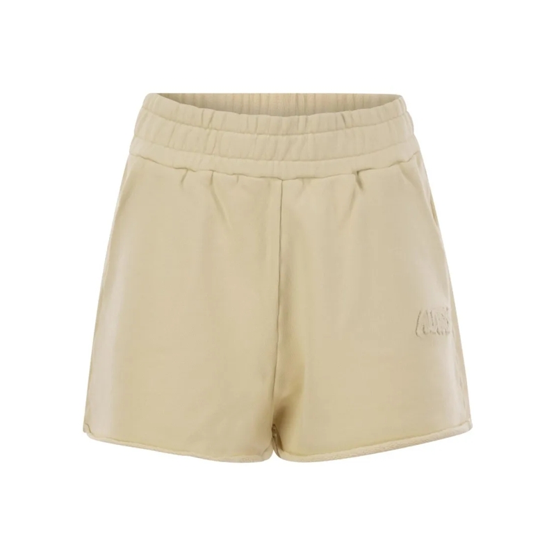 Autry International Casual Shorts Short Trousers In Compact Cotton Jersey Neutrals