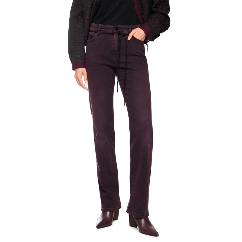 Marc Cain Wide leg jeans Jeans FENDOU winetasting(Image 6)