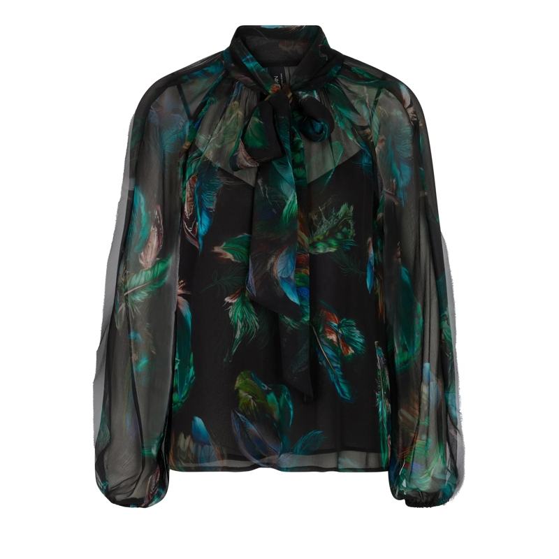 Marc Cain Top Bluse dark jade green