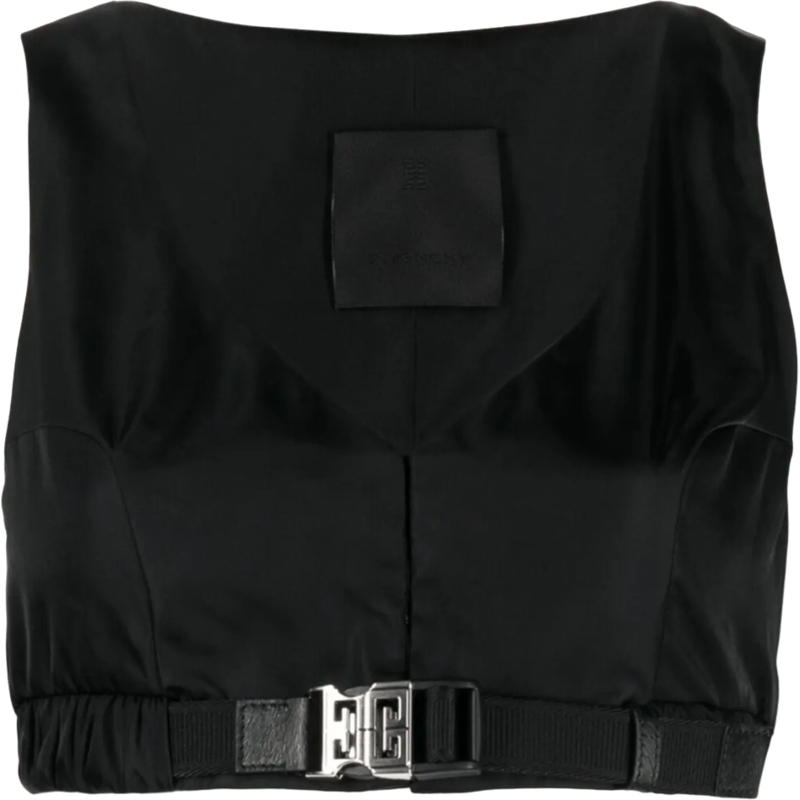 Givenchy T-Shirt Top con fibbia 4G schwarz