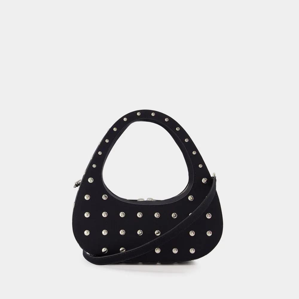 Coperni Hobo bags Baguette Swipe Crossbody Cotton Black in zwart