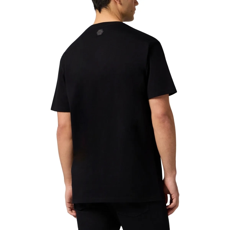 Philipp Plein T-Shirt Round Neck T-Shirt Crown Stones schwarz(Image 2)