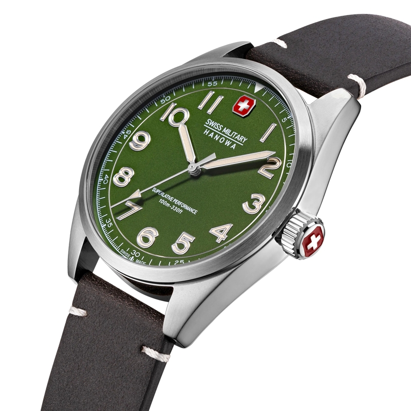 Swiss Military Hanowa Quarzuhr Quarzuhr Falcon dunkel-braun(Image 2)