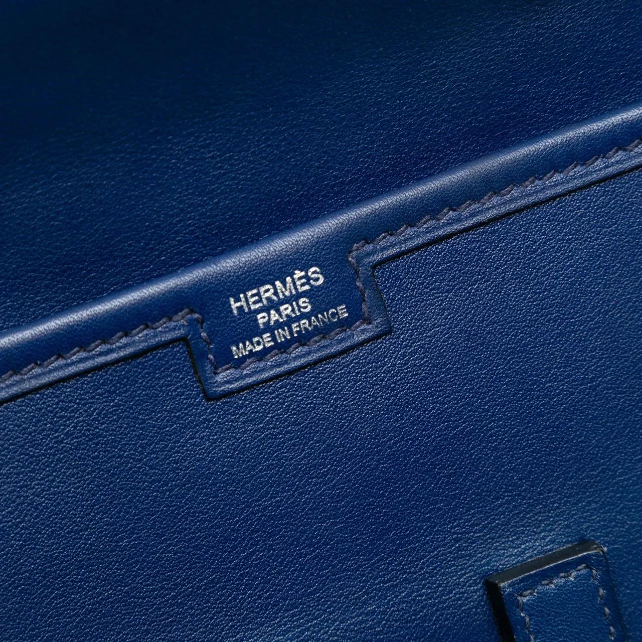 Thumbnail - Hermès Clutches - Swift Jige Elan 29 - Gr. unisize - in Blau - für Damen