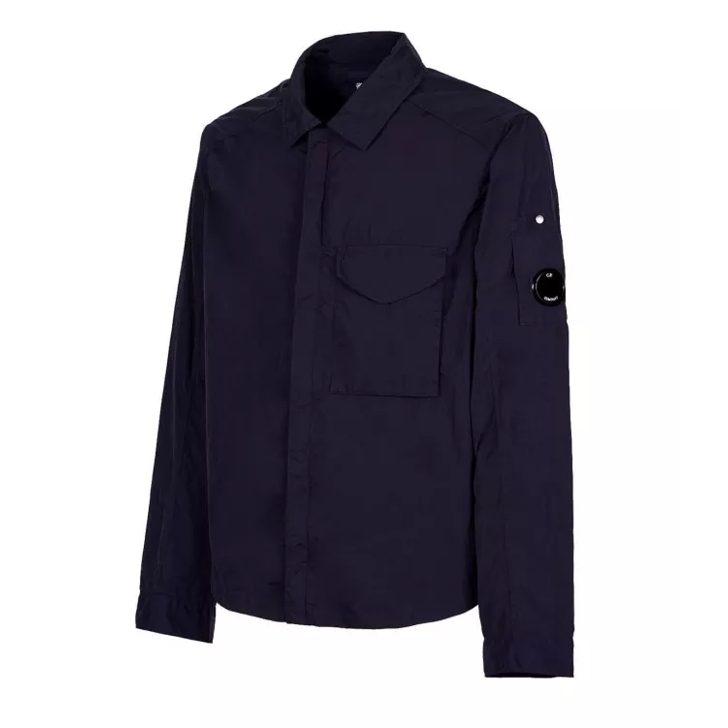 Cp company overshirt hot sale blue