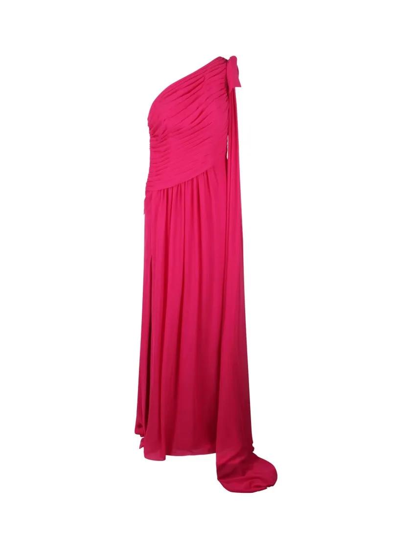 Thumbnail - PRONOVIAS THE PARTY EDIT - Aloysia Acid Fuchsia Long Dress - Größe 36 - pink