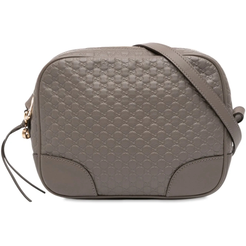 Gucci Sac à bandoulière Microguccissima Bree Crossbody grau