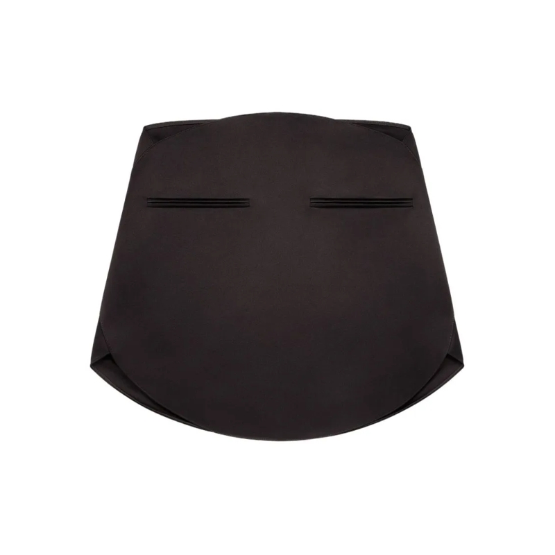 Courrèges Minirok Mini Skirt With Satin Finish Black