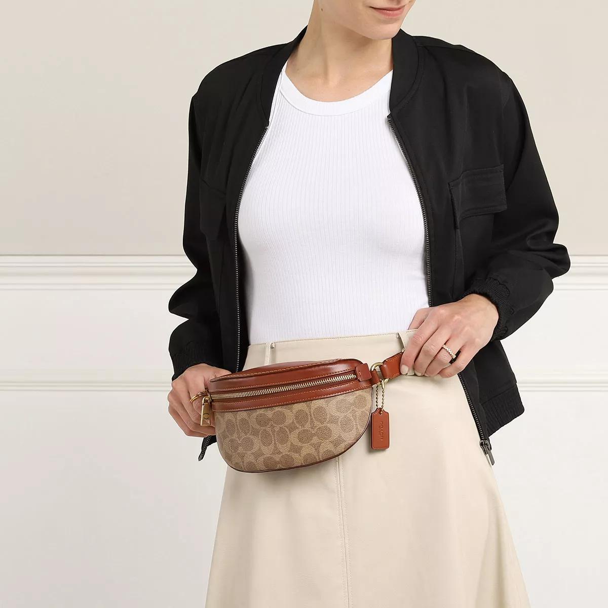 Coach belt bag in signature canvas new arrivals