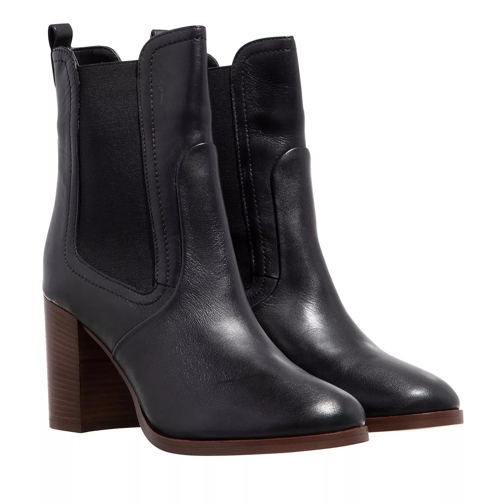 Ted Baker Daphina Leather Heeled Chelsea Boot Black Stiefelette