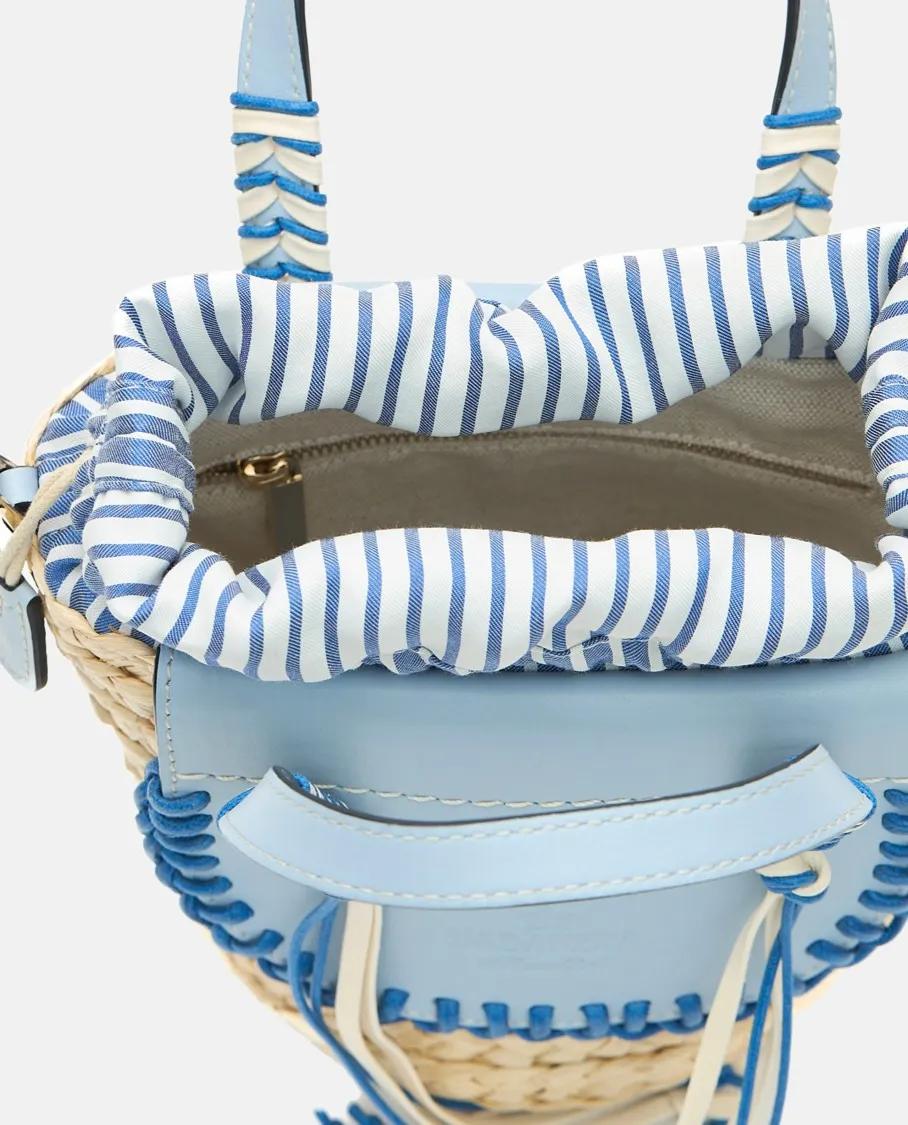 Cuba Lab Shoppers & Totes Habanera Leather Handbag in blauw