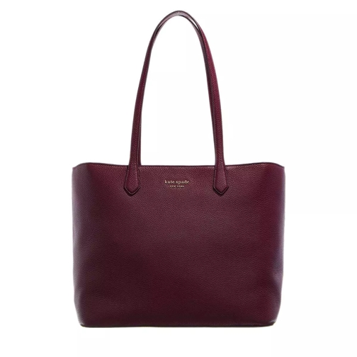 Kate Spade New York Veronica Pebbled Leather Large Tote Grenache Tote