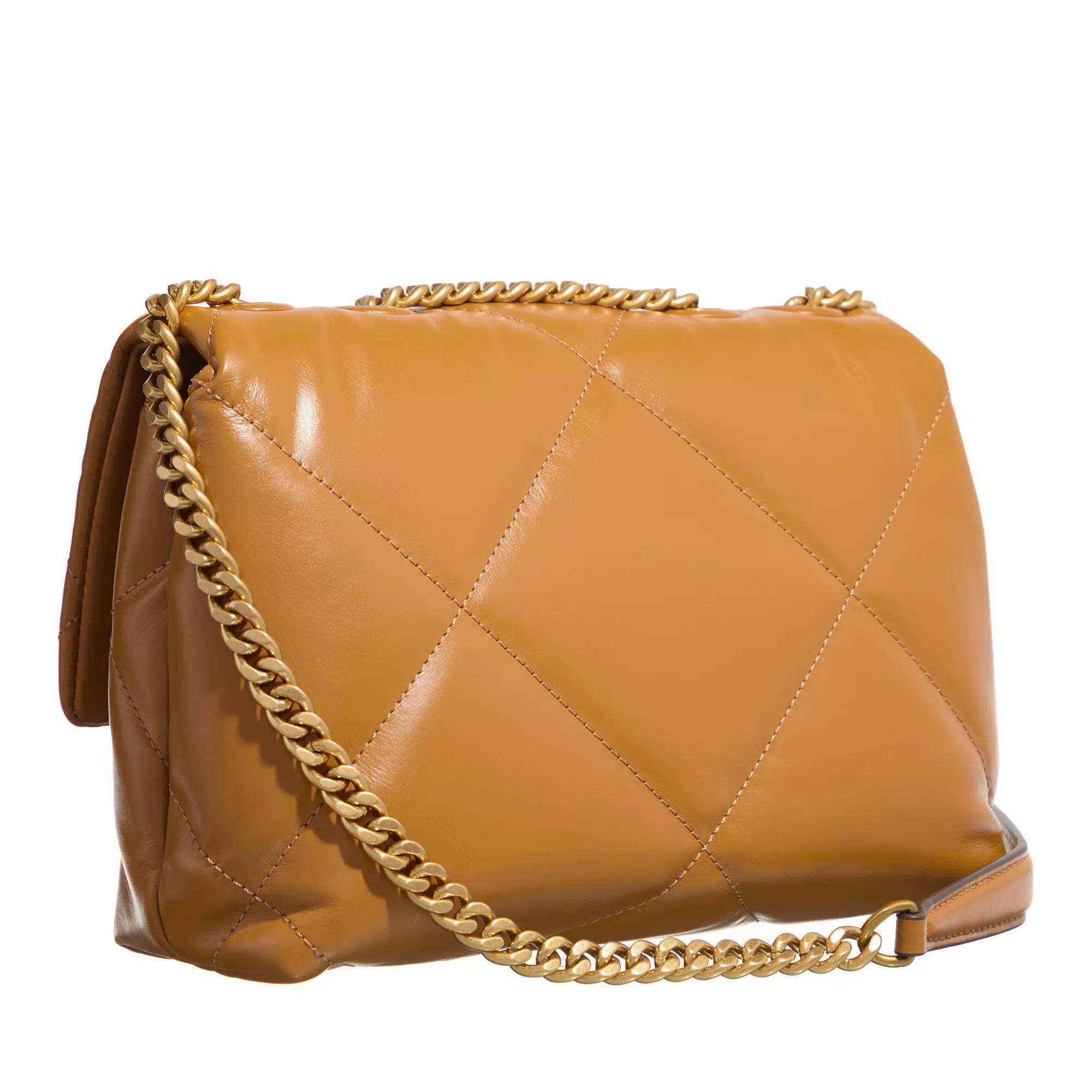 TORY BURCH Crossbody bags Kira Diamond Quilt Small Convertible Shoulder Bag in bruin