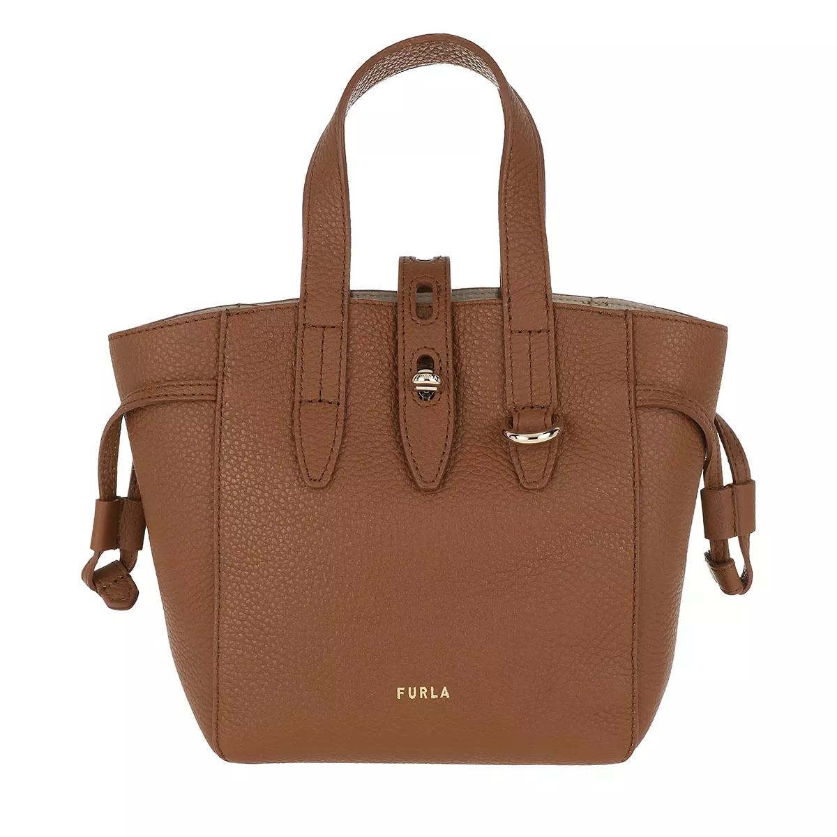 Furla Tote - Furla Net Mini Tote - Gr. unisize - in Cognacbraun - für Damen