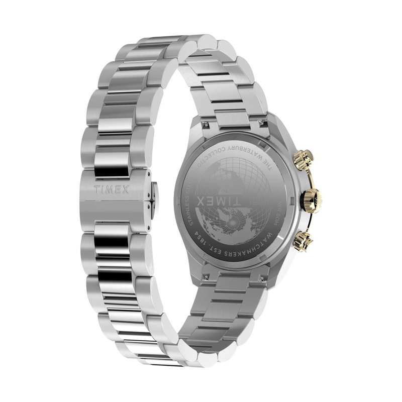 Timex Chronograph Quarz-Chronographuhr Waterbury Heritage Chronograp silber(Image 4)