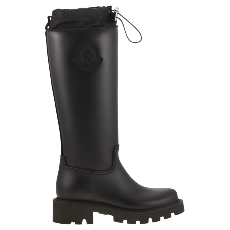 Moncler Bottes Kickstream High - Rain Boots Black