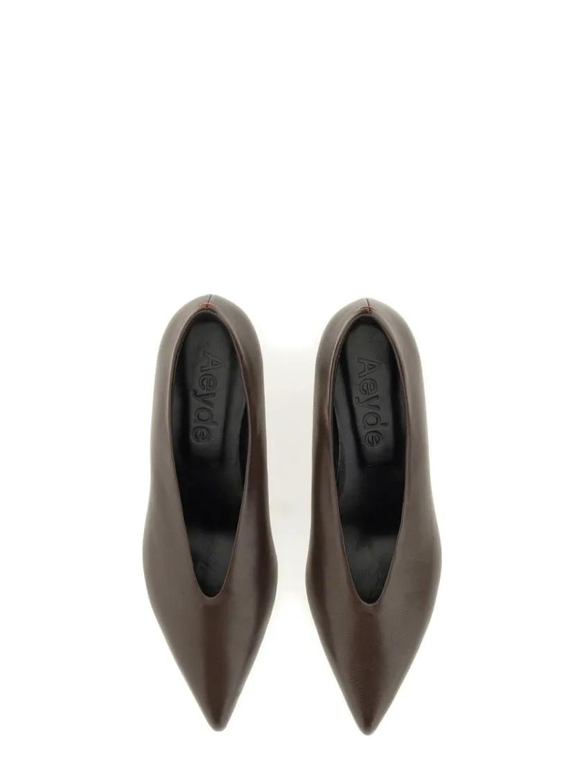 Thumbnail - Aeydē Hohe Schuhe - "Clara" Pumps - Gr. 36,5 (EU) - in Braun - für Damen