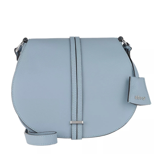 Abro Adria Leather SM Crossbody Bag Light Blue Satchel