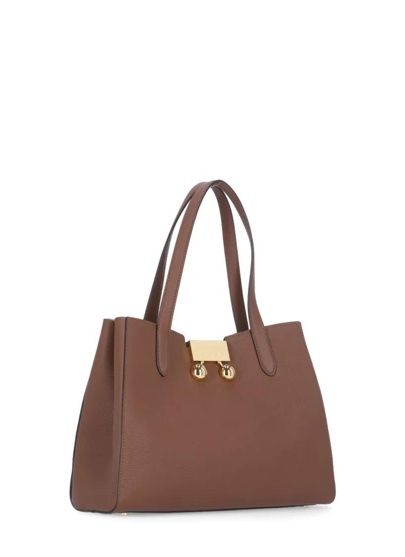Marni Hobo bags Brown Trunkaroo Tote Bag in bruin