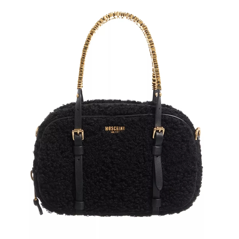 Moschino Crossbody Bag Soft Mini Lettering Nero
