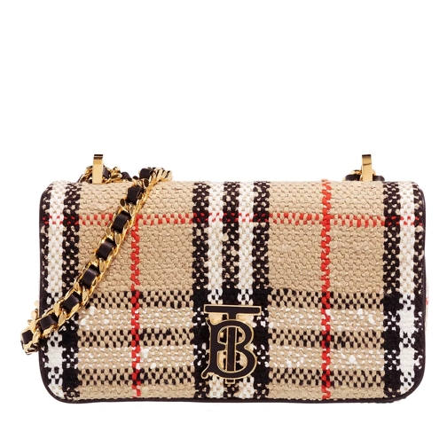 Burberry Lola Small Boucle Vintage Check Archive Beige Crossbody Bag