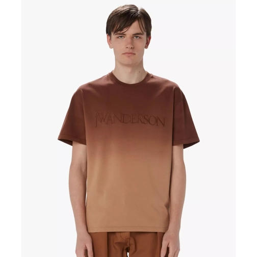 J.W.Anderson JW ANDERSON Dip-Dye Logo T-Shirt mehrfarbig 