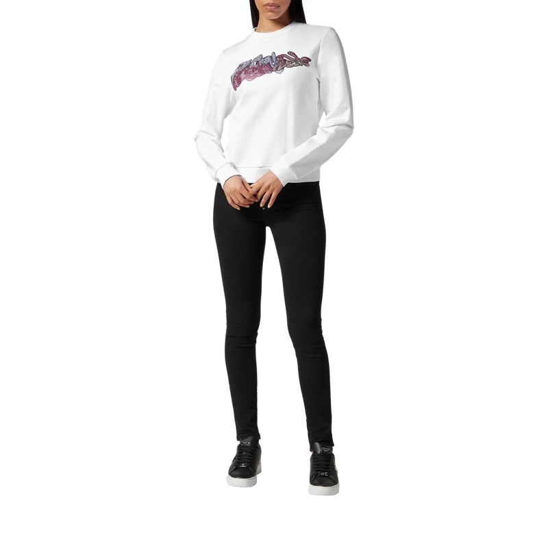 Philipp Plein Sweatshirt Sweatshirt Bombing Graffiti weiss(Image 3)