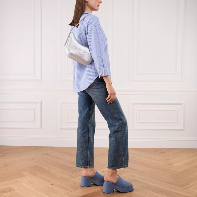 Balenciaga Schultertasche Mary-Kate Sling Bag Silver(Image 2)