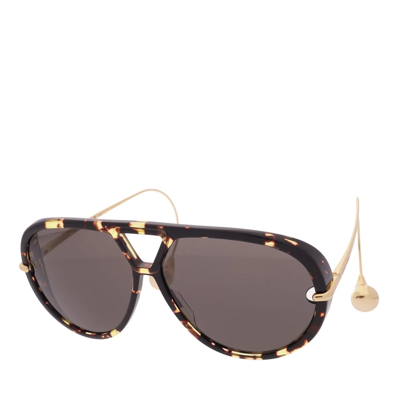 Bottega Veneta Sonnenbrille BV1273S Havana-Gold-Grey