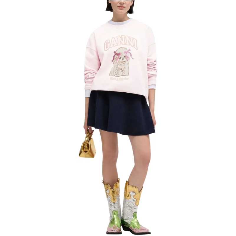 GANNI  Sweaters Pink rose